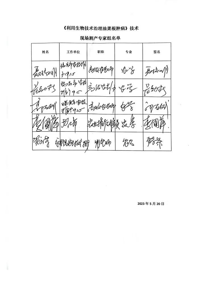 九江農(nóng)科院江滿霞2022-2023利用生物技術(shù)治理油菜根腫病測(cè)產(chǎn)測(cè)效報(bào)告。_01.jpg